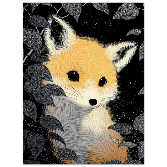 Affiche enfant Rox the fox - Heure d'été