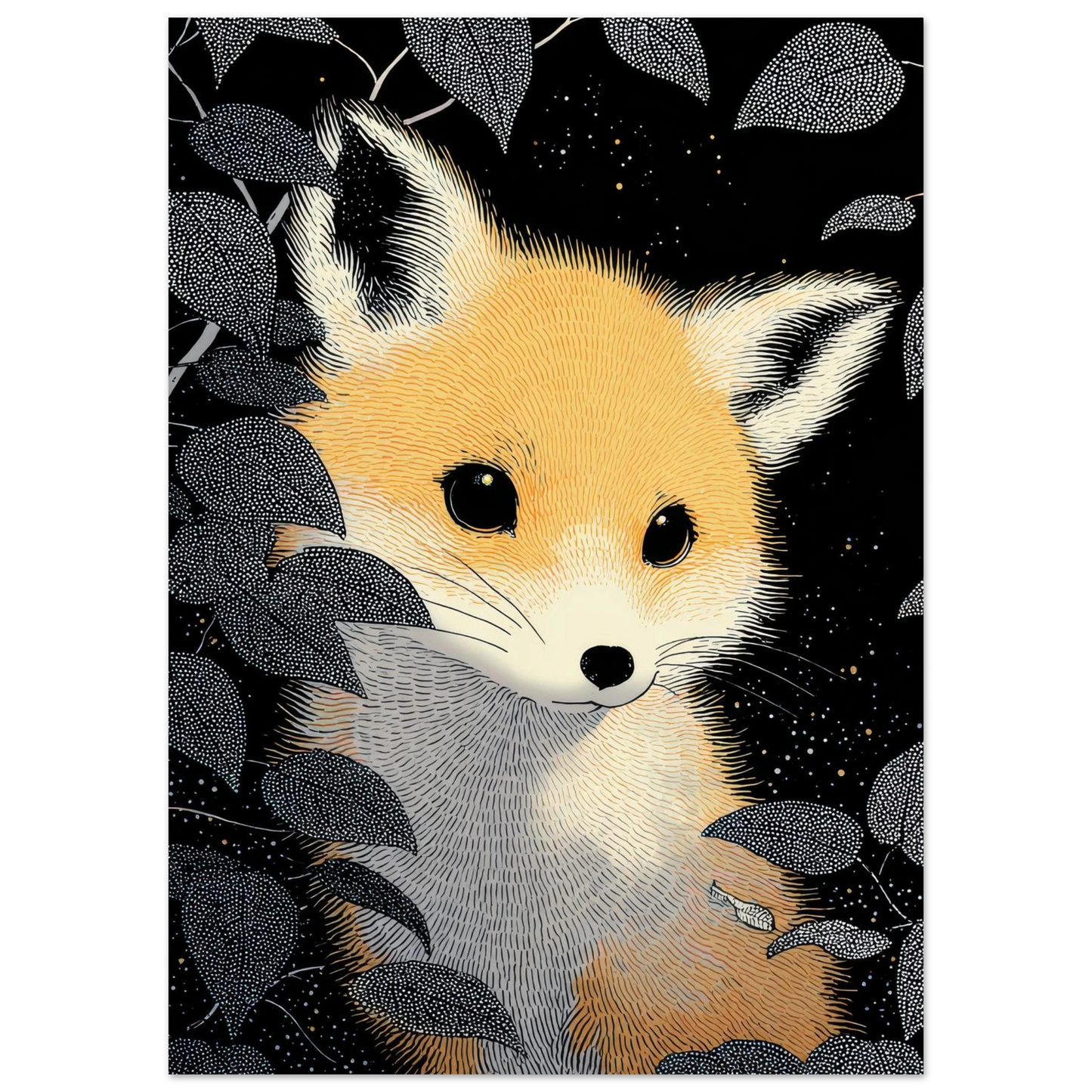 Affiche enfant Rox the fox - Heure d'été