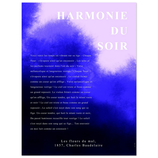 Harmonie du soir - Baudelaire - Heure d'été