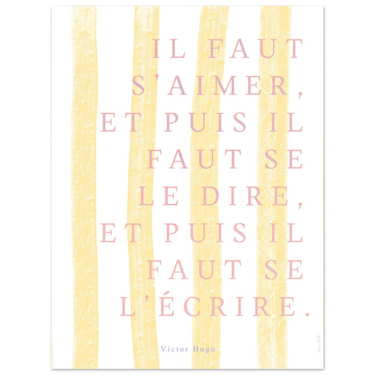 Il faut s'aimer - Victor Hugo - Heure d'été