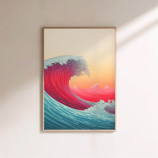 Vitamin Sea | Poster Dopamine Decor en situation