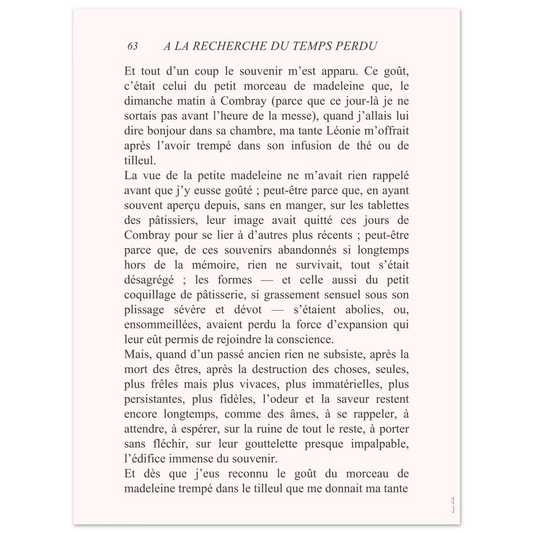 À la recherche du temps perdu - Marcel Proust - Heure d'été