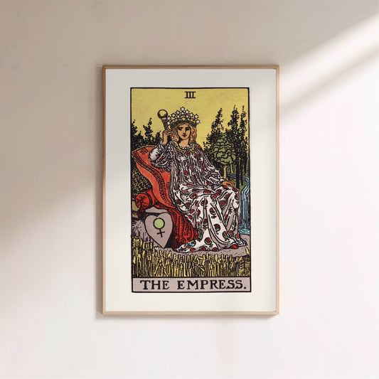 Arcane III - L'Impératrice (The Empress) - Affiche Tarot Rider-Waite-Smith en situation