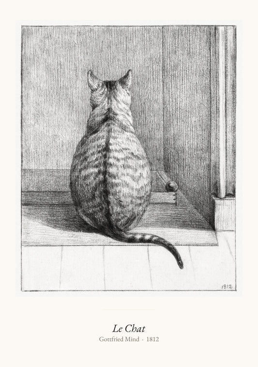 Le Chat, Gottfried Mind | Affiche Art Premium | Heure d Été Studio