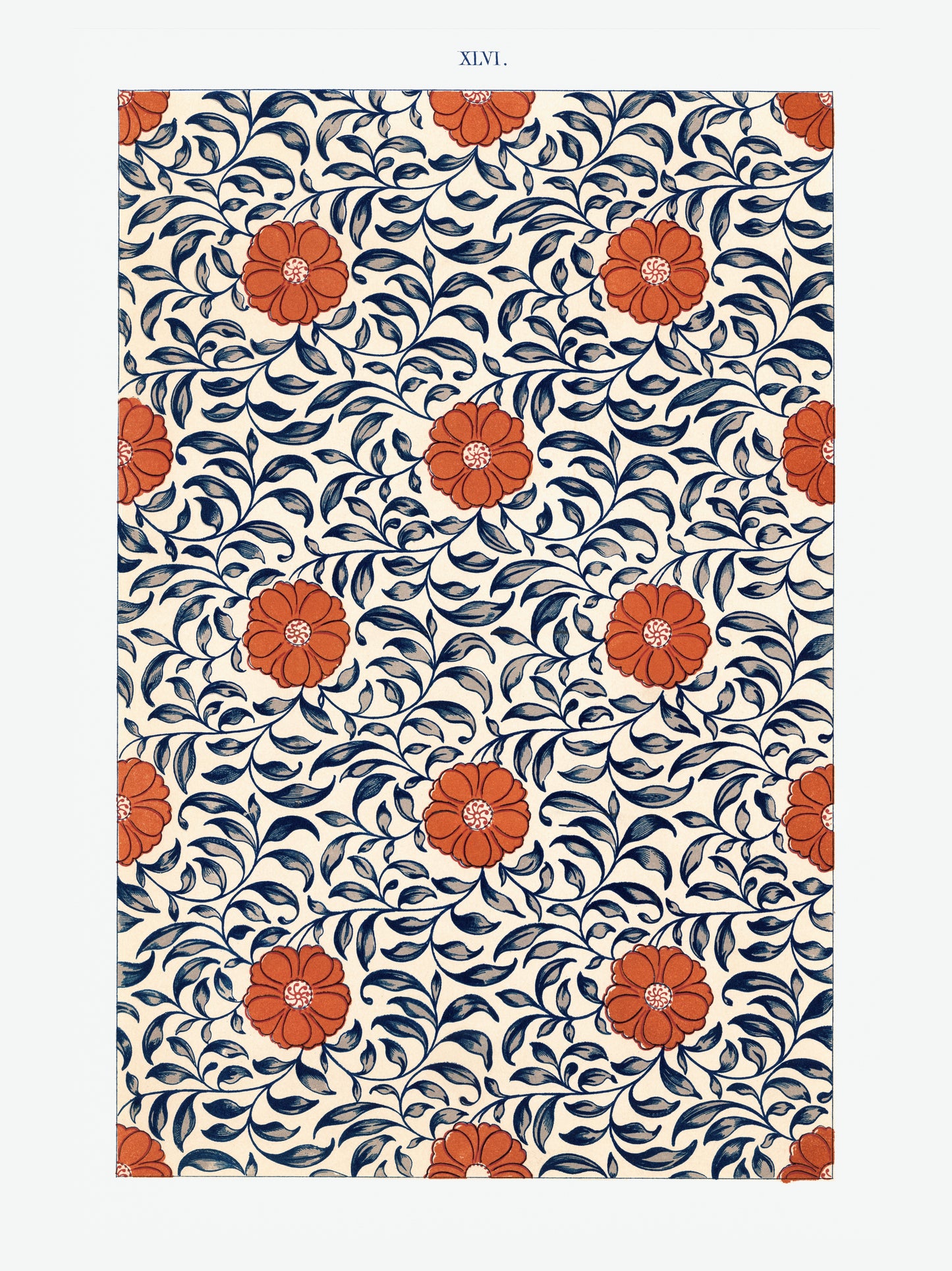 Grammar of Ornament Pl. XLVI - Owen Jones - Motif Ornemental 1856