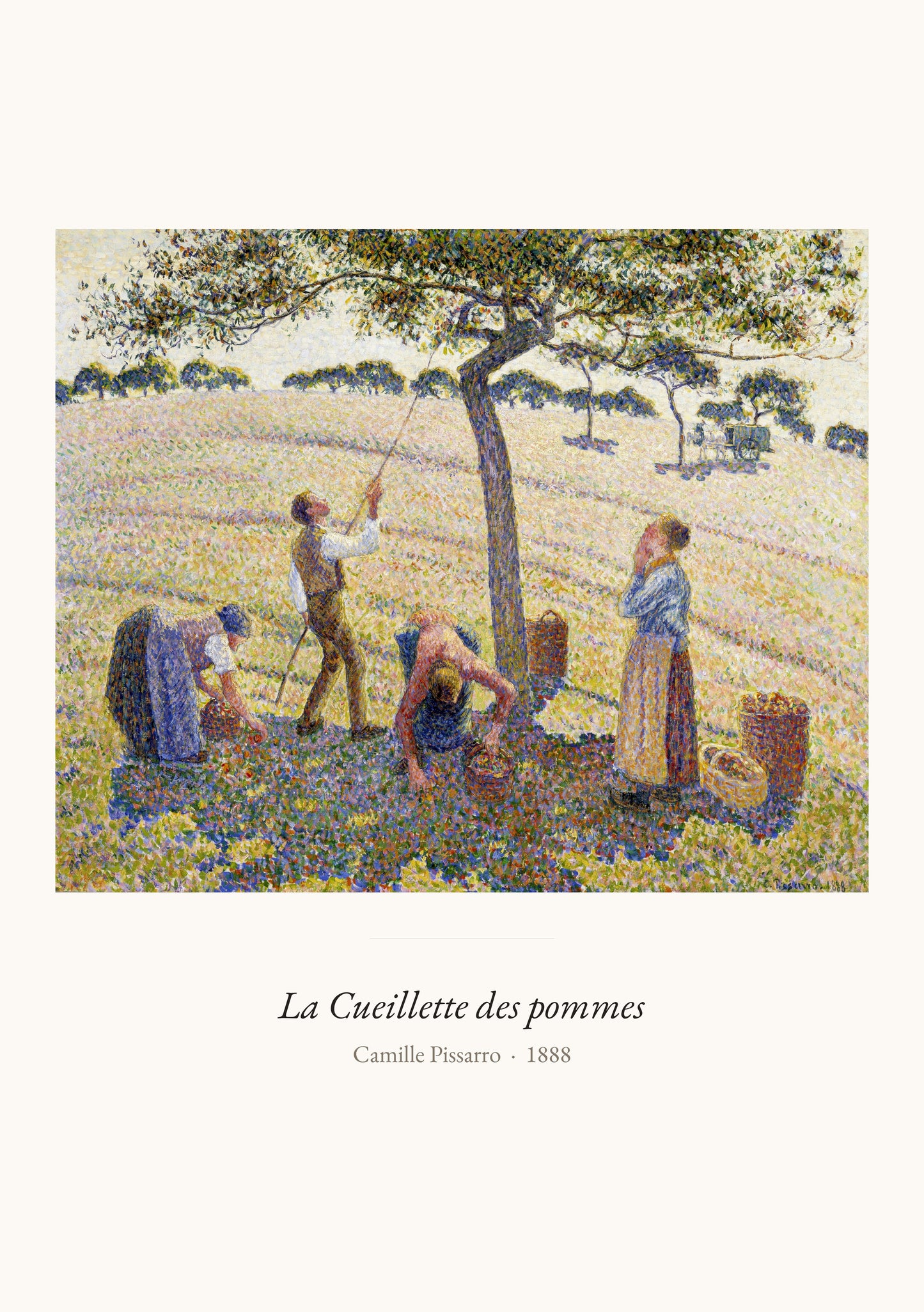 La Cueillette des pommes, Camille Pissarro | Affiche Art Premium