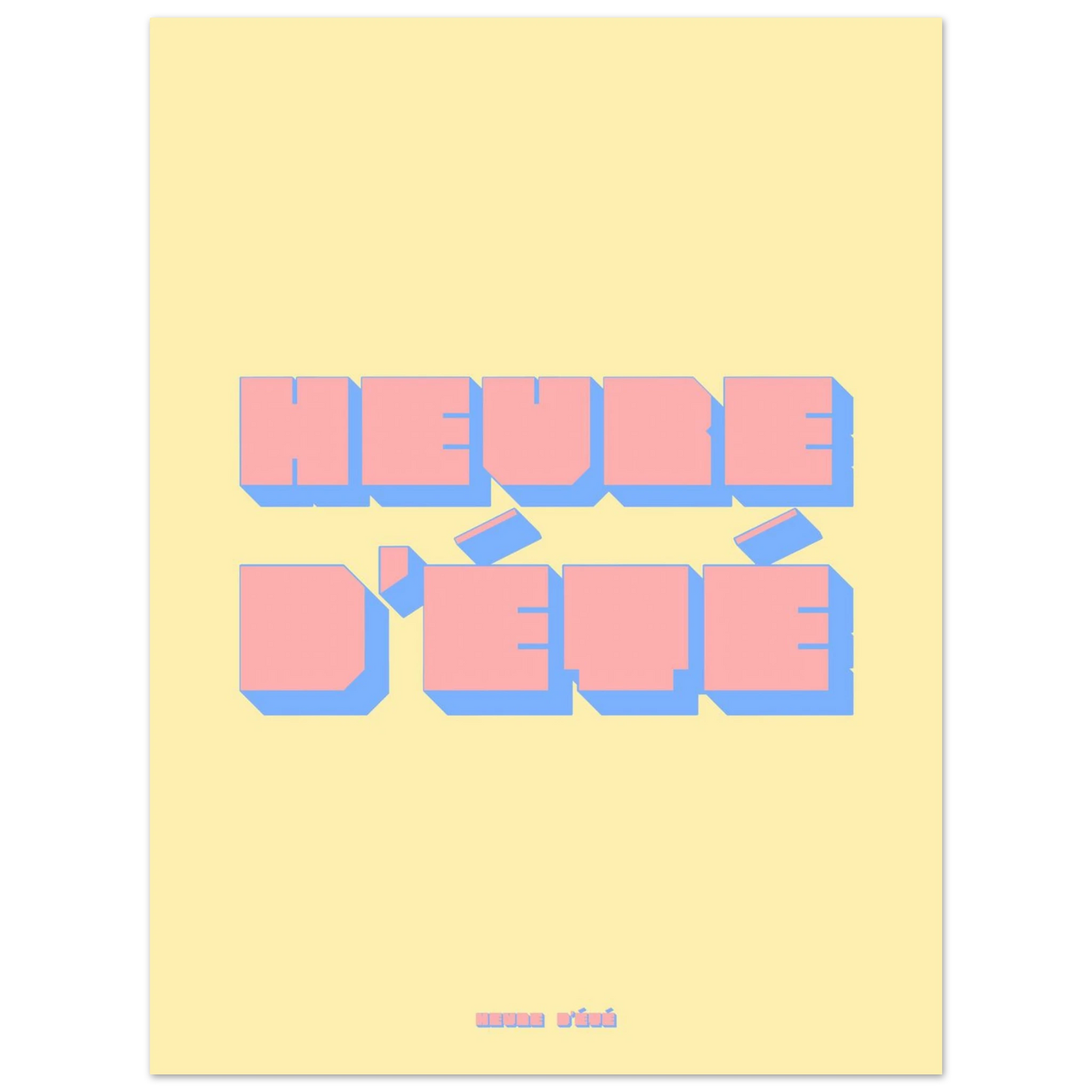 Affiche Heure d'été | Heure d'Été Studio