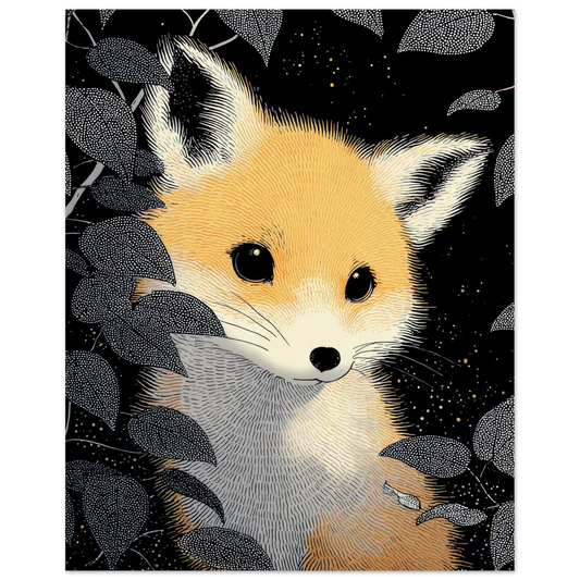 Affiche enfant Rox the fox | Heure d'Été Studio