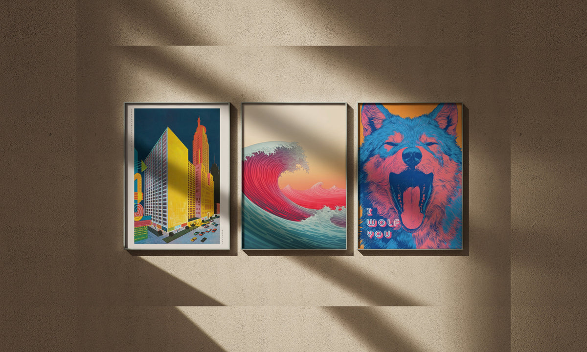 Affiches dopamine decor - affiches encadrées, édition Heure d'été