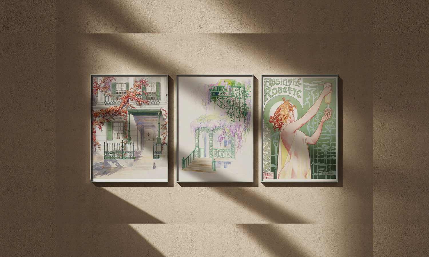 Affiches Art Nouveau - affiches encadrées, édition Heure d'été