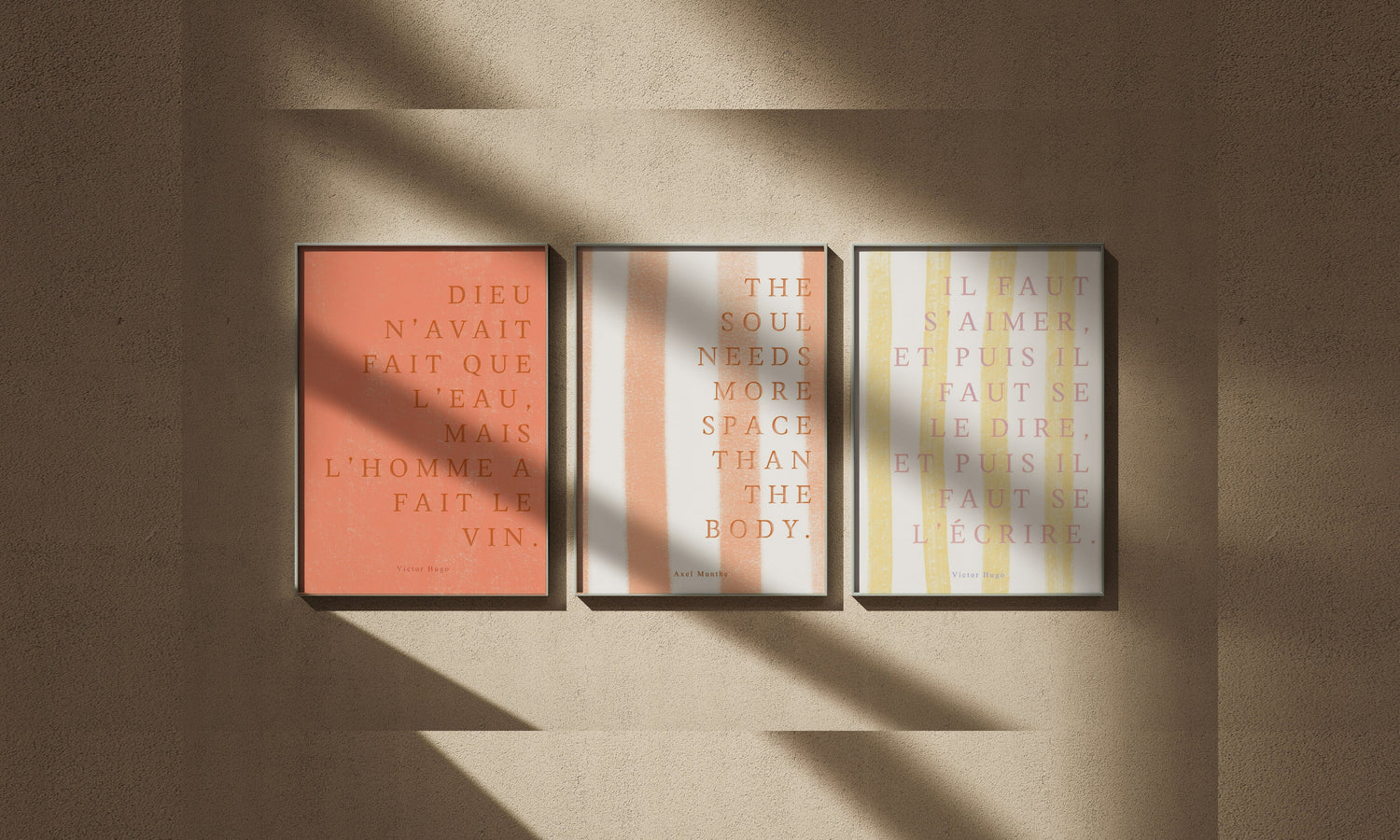 Décoration murale d'exception - affiches encadrées, édition Heure d'été