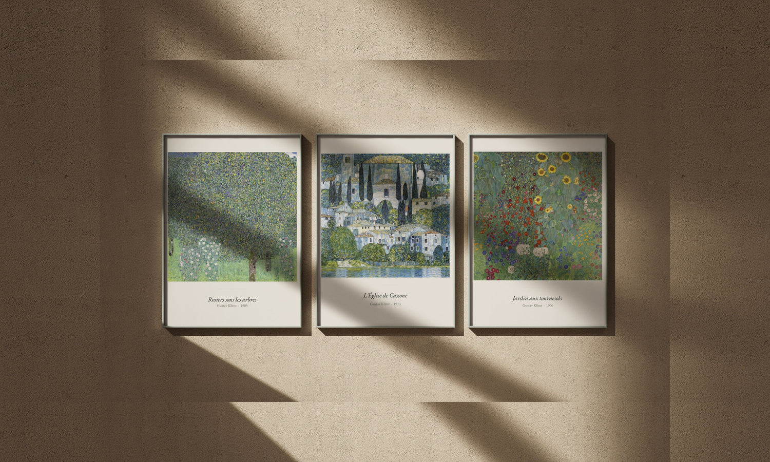 Gustav Klimt - affiches encadrées, édition Heure d'été