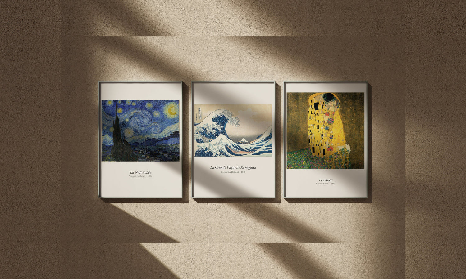 Peintures des Grands Maîtres - affiches encadrées, édition Heure d'été