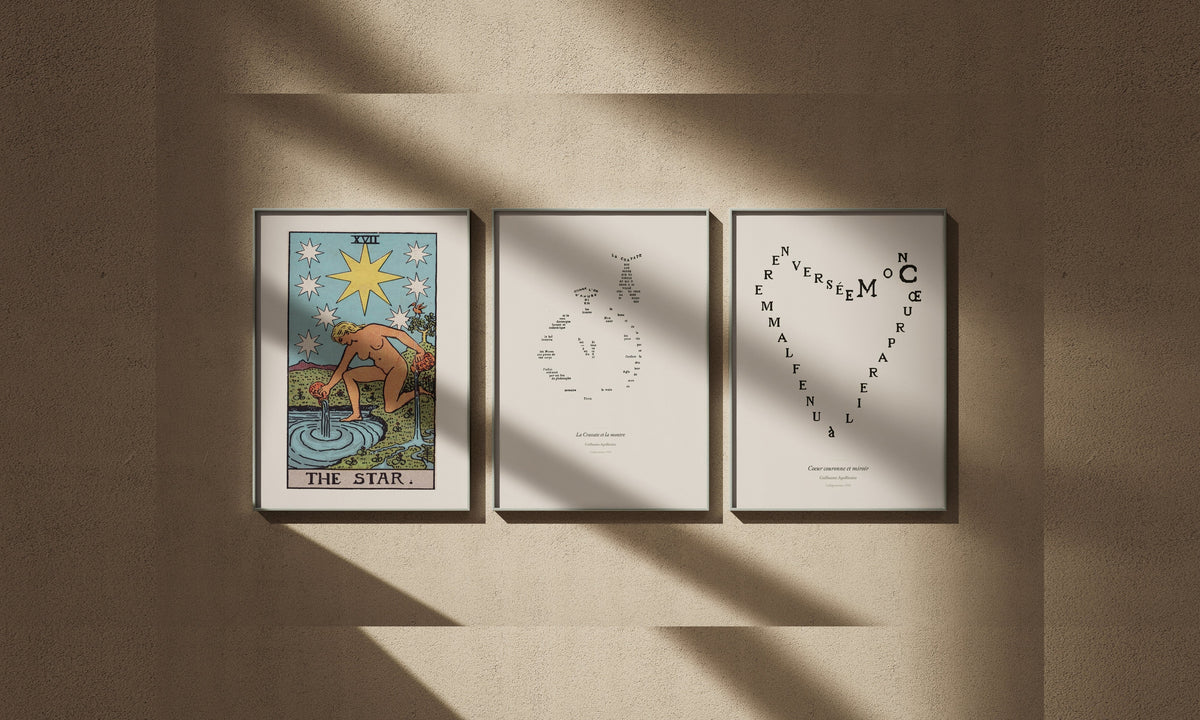 Tendance déco 2026 - affiches encadrées, édition Heure d'été