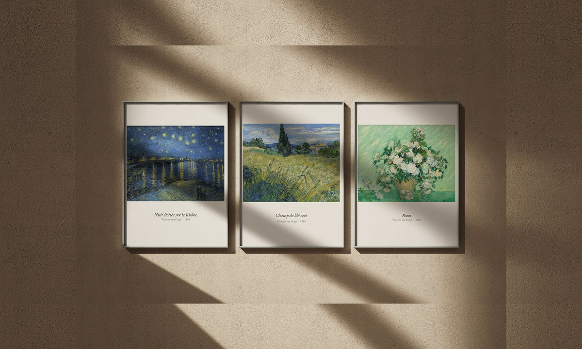 Vincent Van Gogh - affiches encadrées, édition Heure d'été