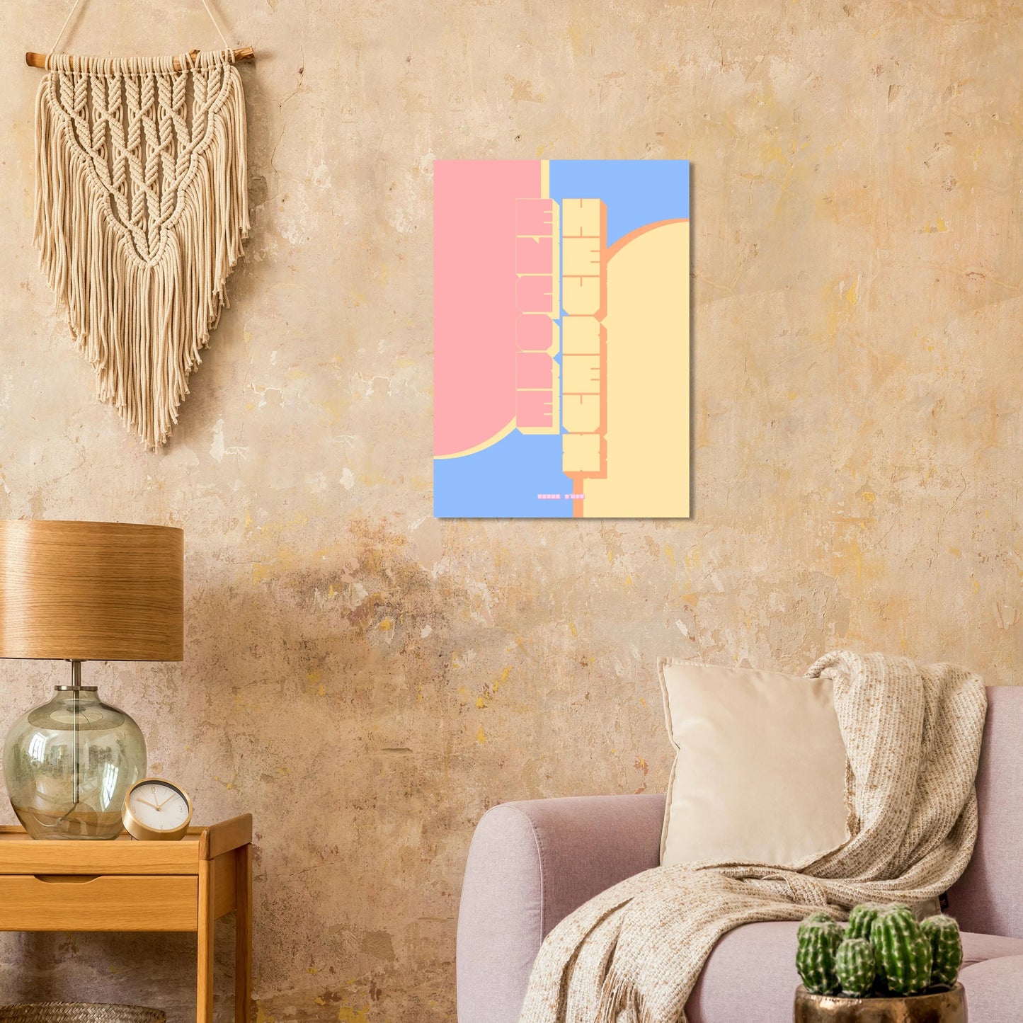 Affiche lettrage Encore Heureux - Heure d'été 