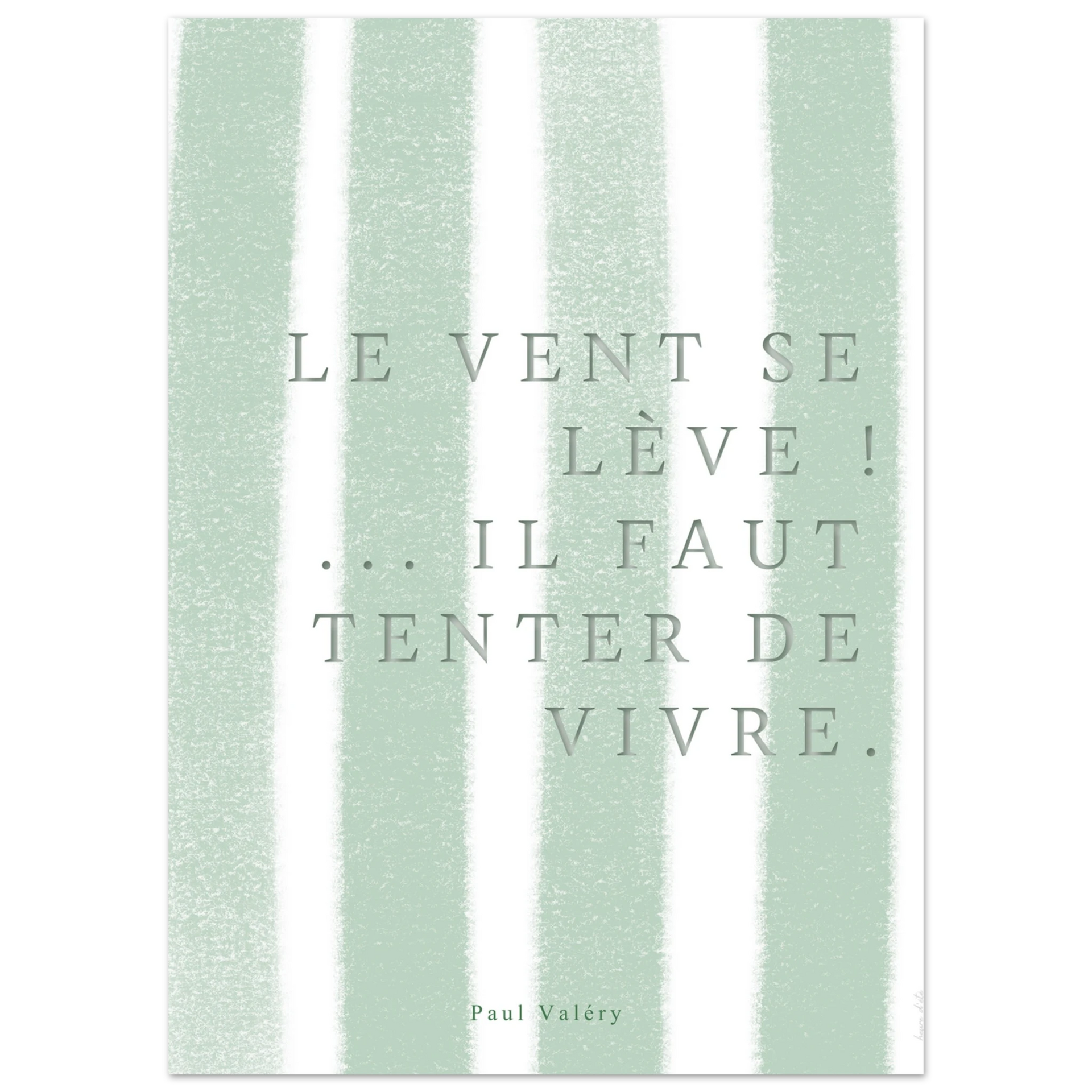 le vent se lève il faut tenter de vivre Citation le vent se lève