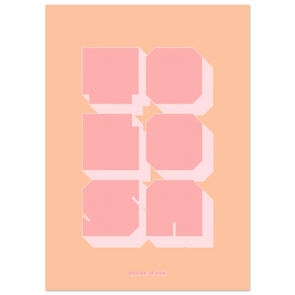 Affiche graphique Toulouse - Tolosa - Heure d'été 