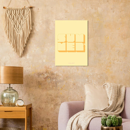 Affiche Summer - Heure d'été 