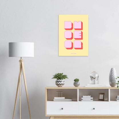 Affiche graphique Boomer - Heure d'été 