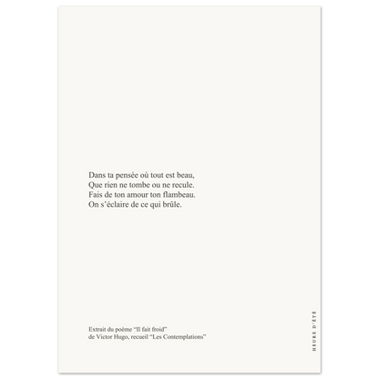 "Il fait froid" - Victor Hugo - Heure d'été 