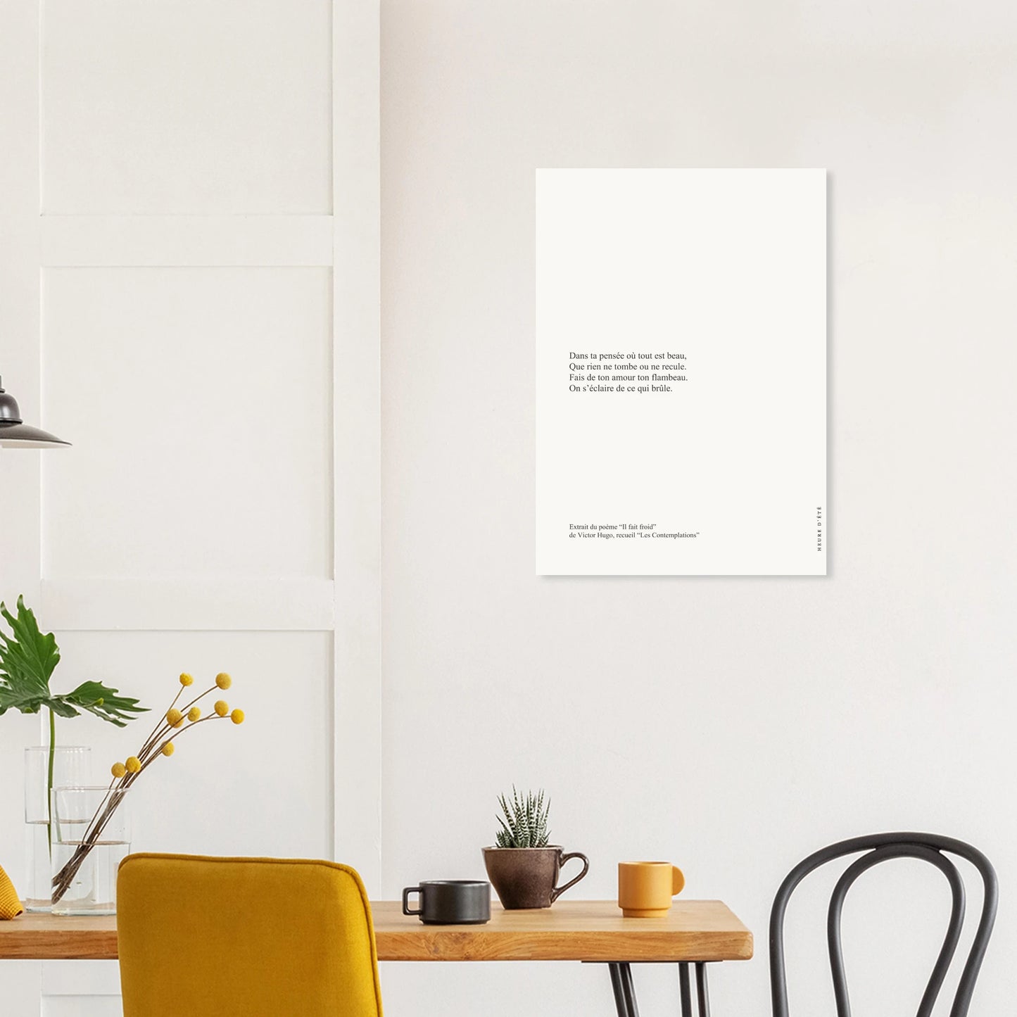 "Il fait froid" - Victor Hugo - Heure d'été 