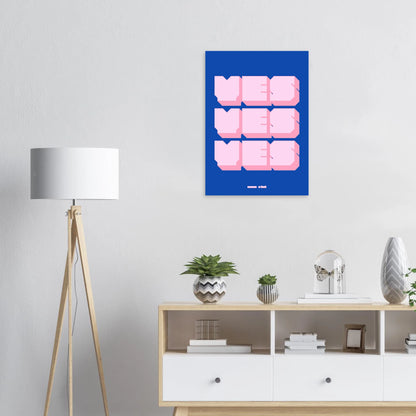 Affiche Yes yes yes - Heure d'été 