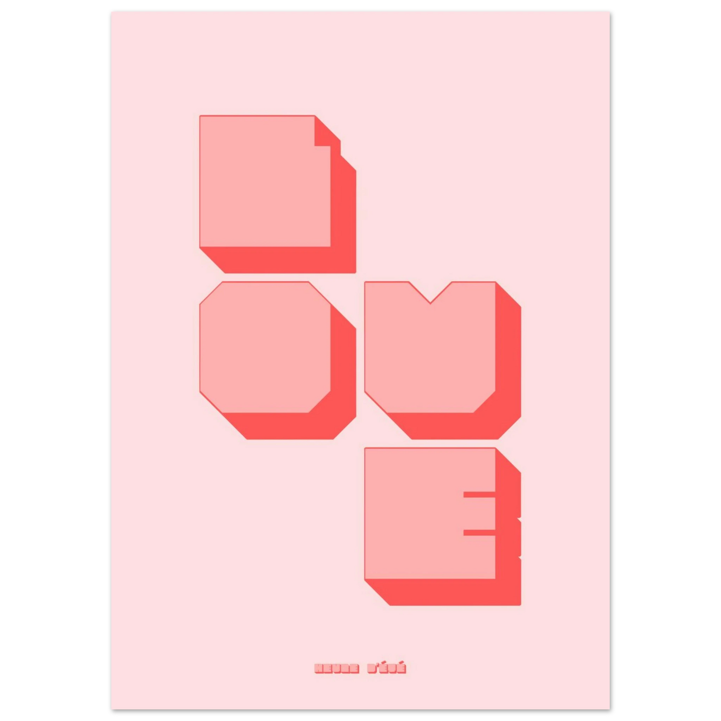 Affiche Love - Heure d'été 