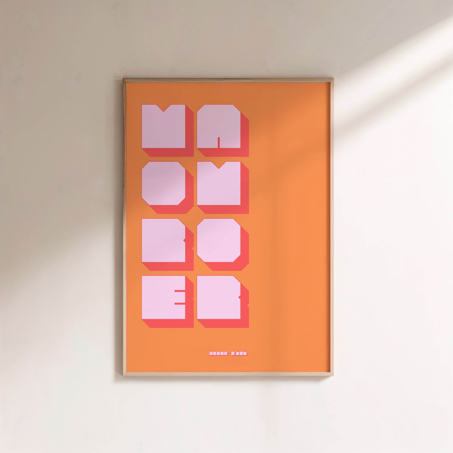Affiche graphique More Amor