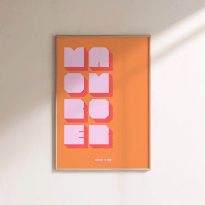 Affiche graphique More Amor