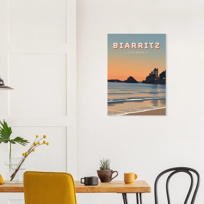 Affiche Biarritz - Villa Belza - Heure d'été 