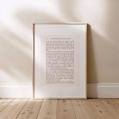 À la recherche du temps perdu - Marcel Proust - Heure d'été 