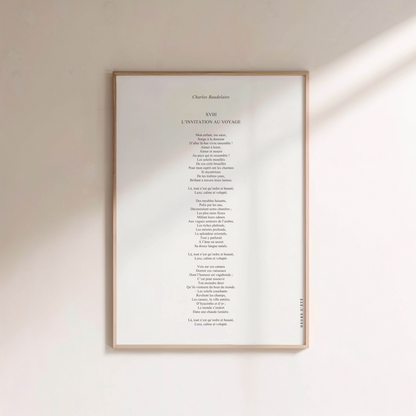 L'invitation au voyage - Charles Baudelaire