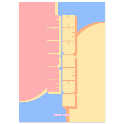 Affiche lettrage Encore Heureux - Heure d'été 