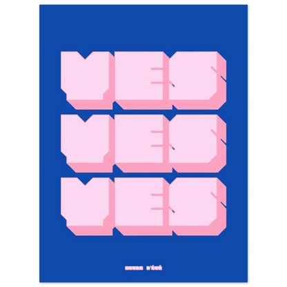 Affiche Yes yes yes - Heure d'été 