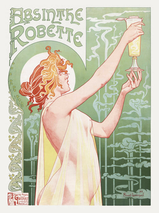Absinthe Robette - Privat-Livemont - Affiche Art Nouveau