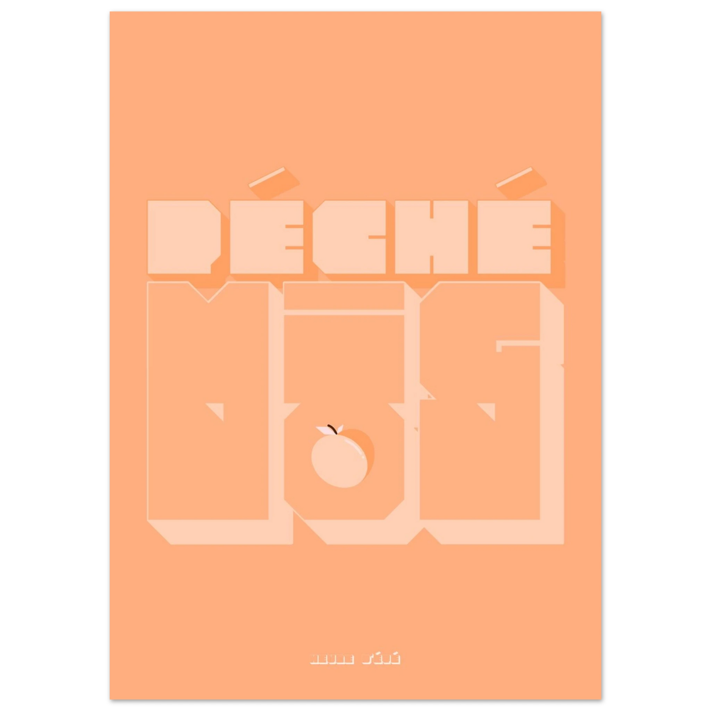 Affiche péché mignon - Heure d'été 