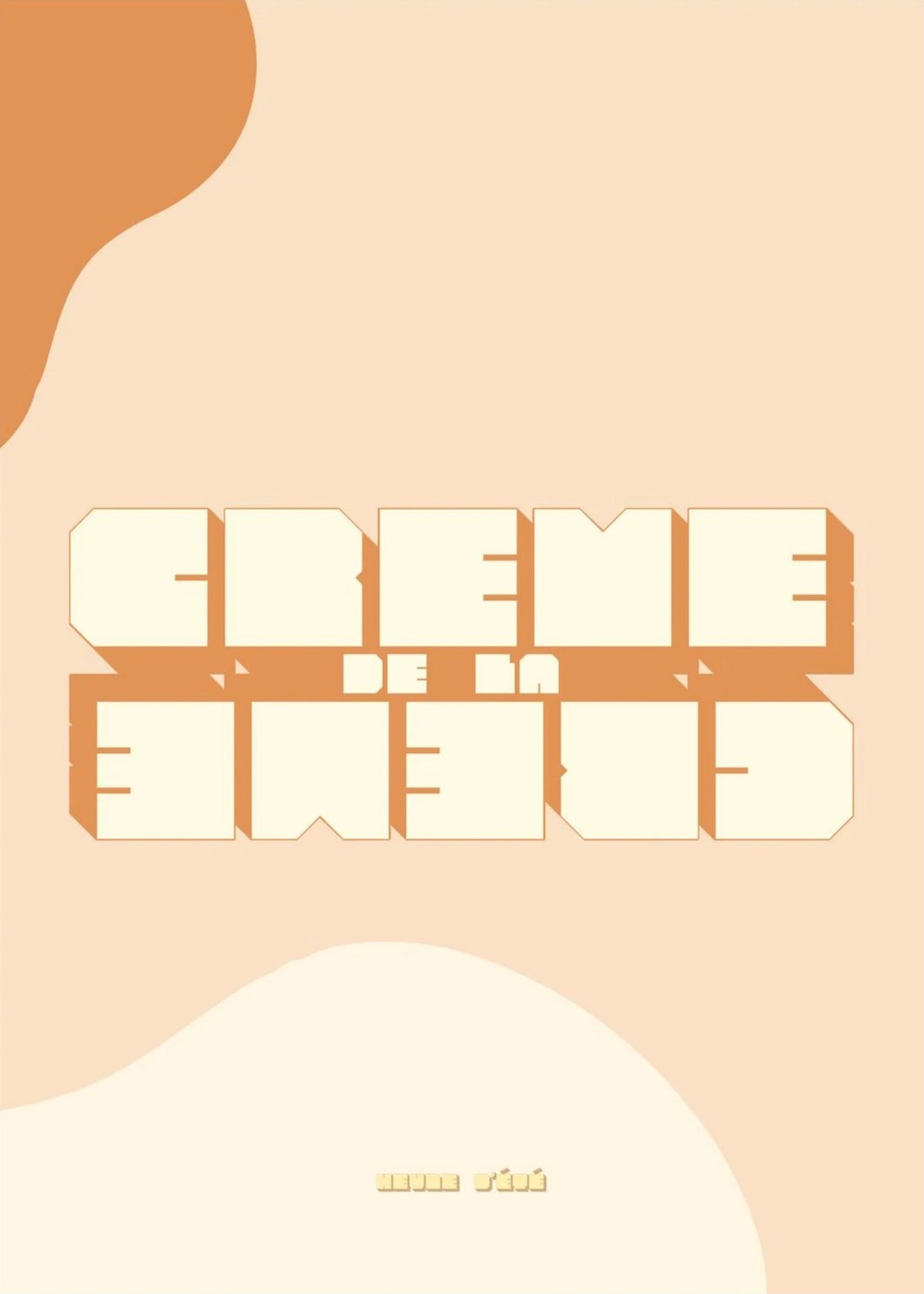 Crème de la Crème | Vintage Poster, the print alone, thick matte eco-friendly paper