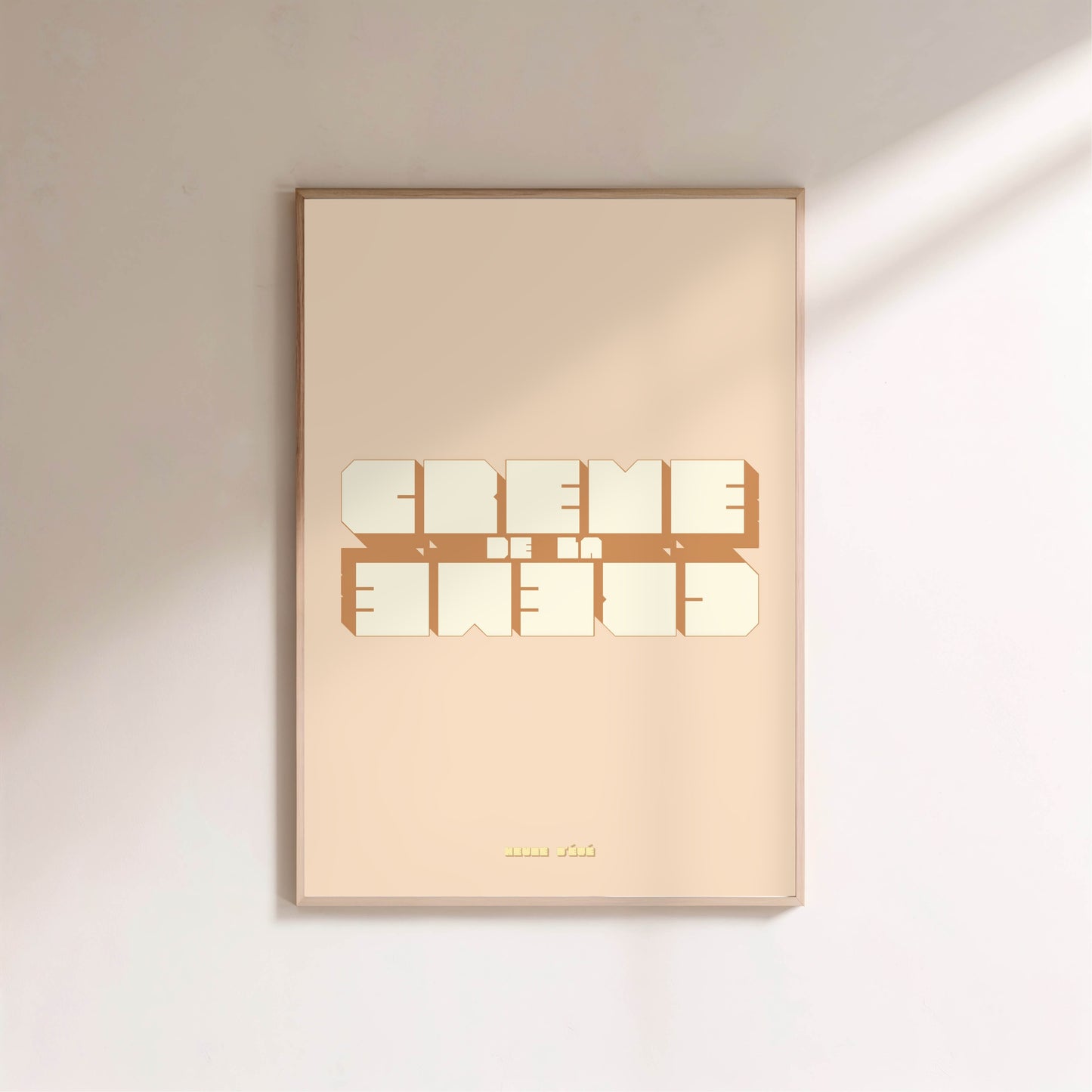 Crème de la crème | Poster Rétro en situation