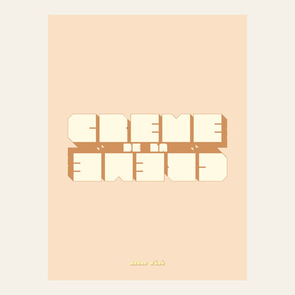 Crème de la crème | Poster Rétro - l'affiche
