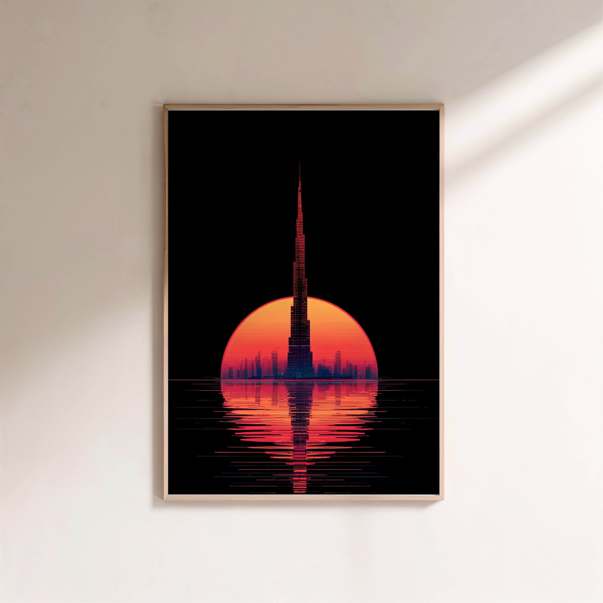 Dubaï Underwater | Poster Dystopique en situation
