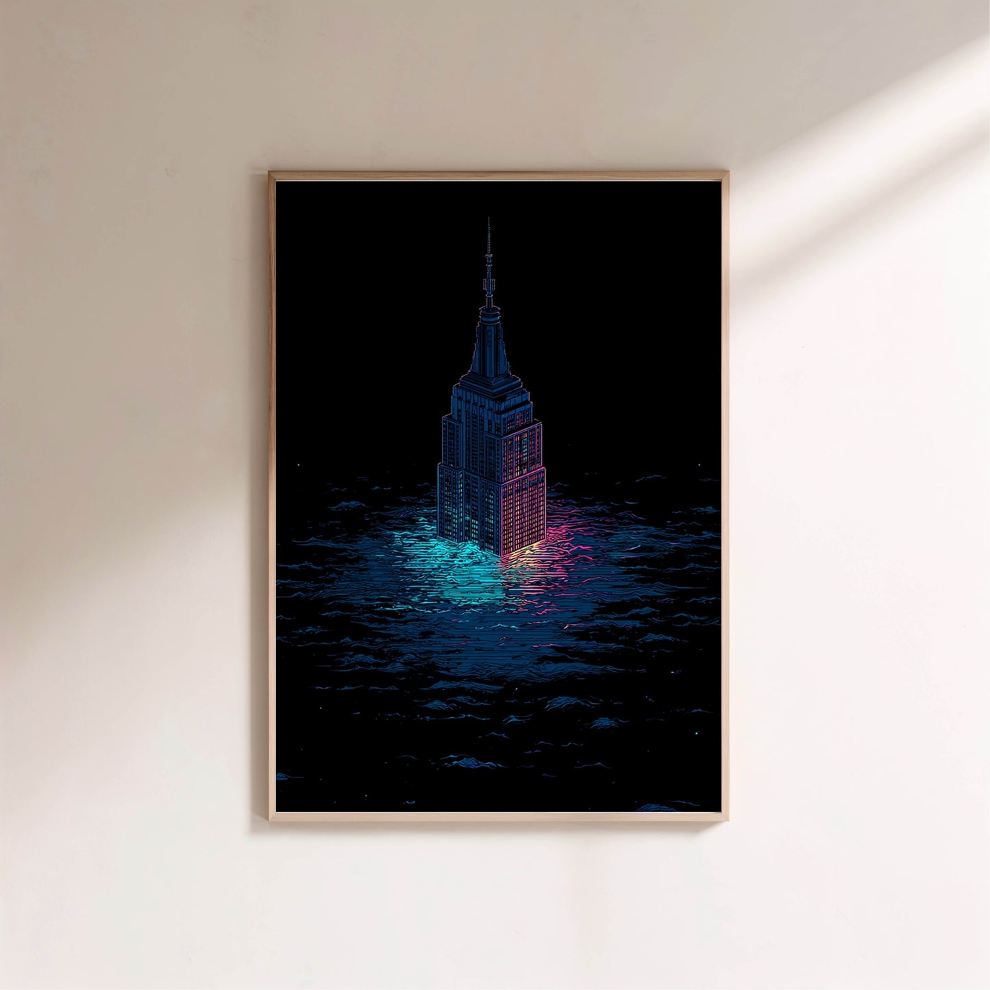 New York Underwater | Poster Dystopique en situation