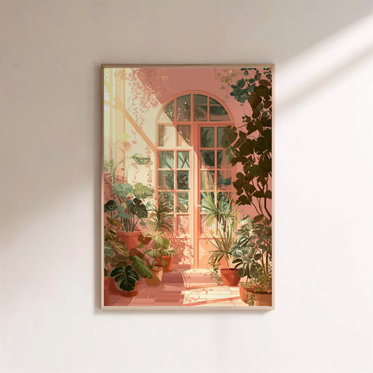 La porte du jardin | Poster Jardin en situation