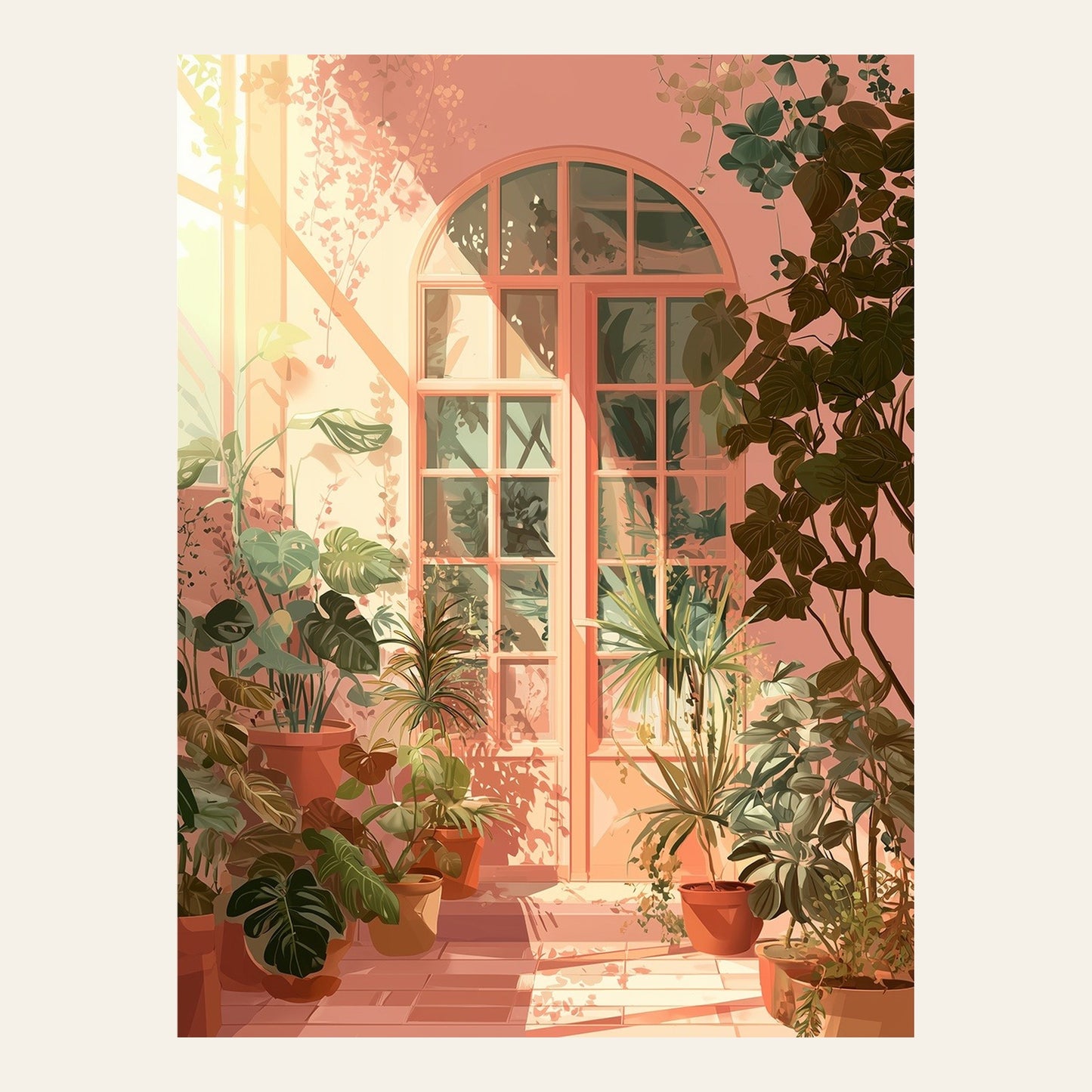 La porte du jardin | Poster Jardin - l'affiche