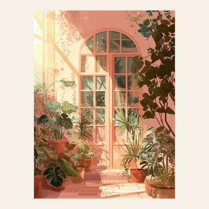 La porte du jardin | Poster Jardin - l'affiche