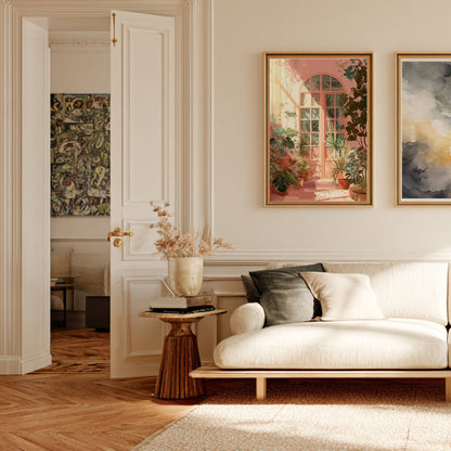 La porte du jardin | Poster Jardin en situation
