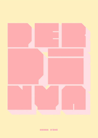 Perpignan poster, the print alone, thick matte eco-friendly paper