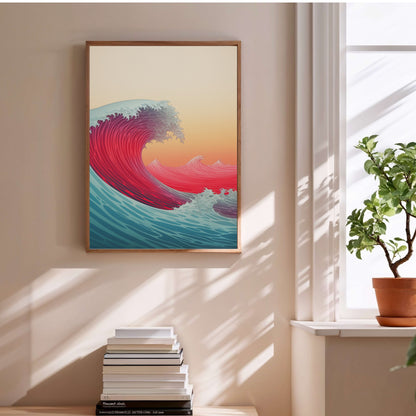 Vitamin Sea | Poster Dopamine Decor en situation