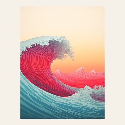Vitamin Sea | Poster Dopamine Decor - l'affiche