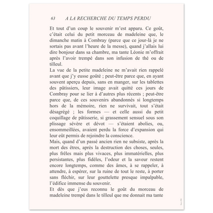 À la recherche du temps perdu - Marcel Proust - Heure d'été 